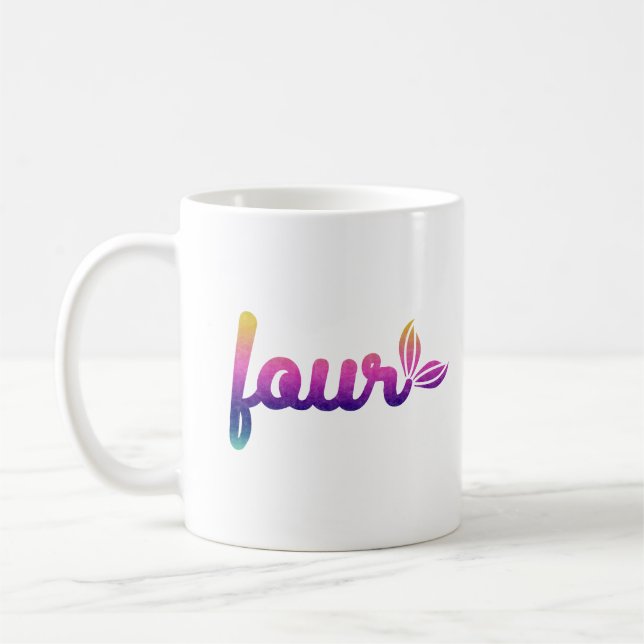 Four Design Coffee Mug (Left)