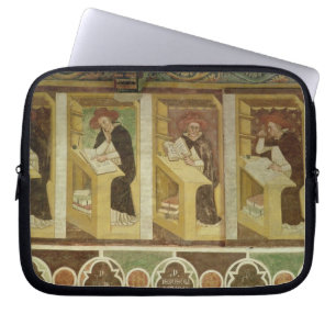 Four Dominican Monks at their Desks, from the cycl Laptop Sleeve