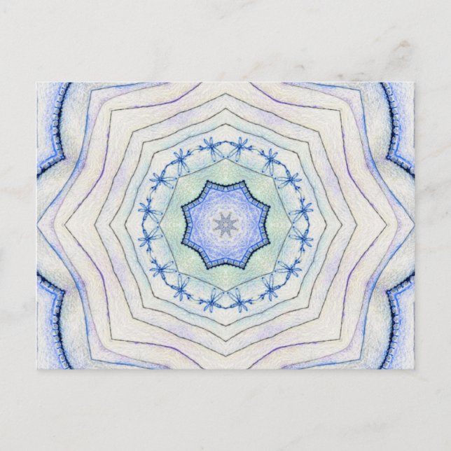 Four Elements Air Mandala Postcard (Front)