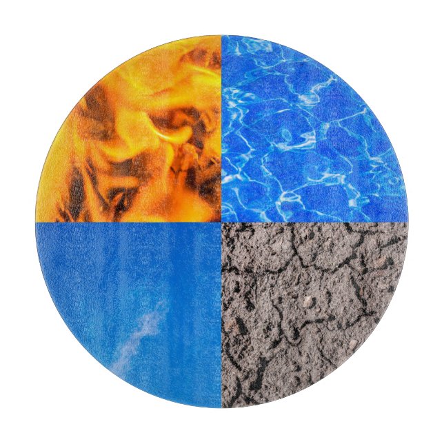 Four Elements Cutting Board (Front)