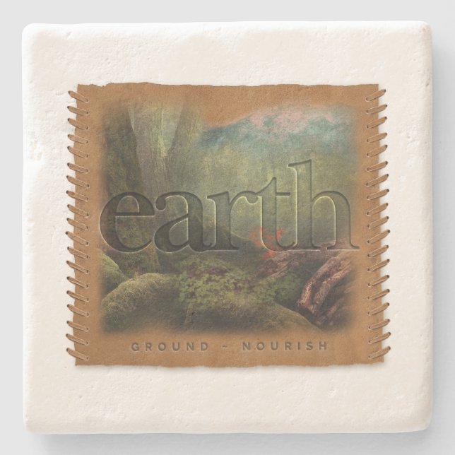 Four Elements - Earth - Coaster (Front)
