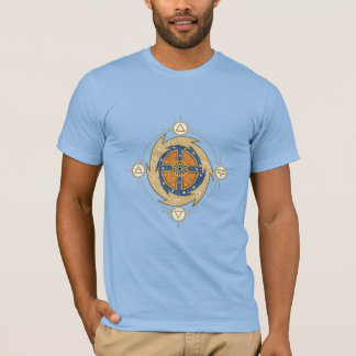 Four Elements Moroccan Mandala Sacred Geometry T-Shirt