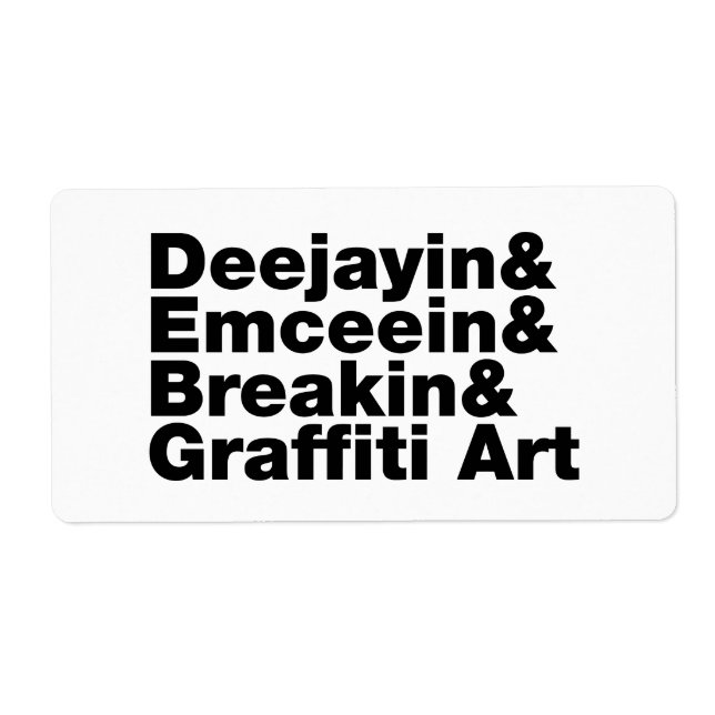 Four Elements of Hip Hop (Front)