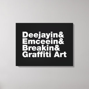Four Elements of Hip Hop Canvas Print