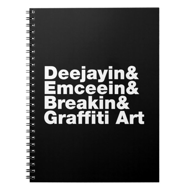 Four Elements of Hip Hop Notebook (Front)
