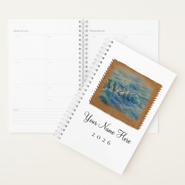 Four Elements - WATER - Personalised Day Planner (Display)