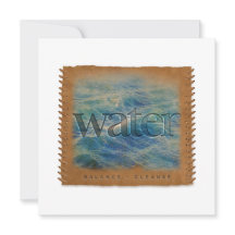 Four Elements - WATER - Personalised Notecard