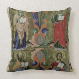 Four Evangelists, 14th century (vellum) Cushion