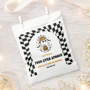 Four Ever Spooky Halloween 4th Birthday Party Favour Bags