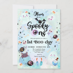 Four ever Spooky Halloween Ghost  Invitation