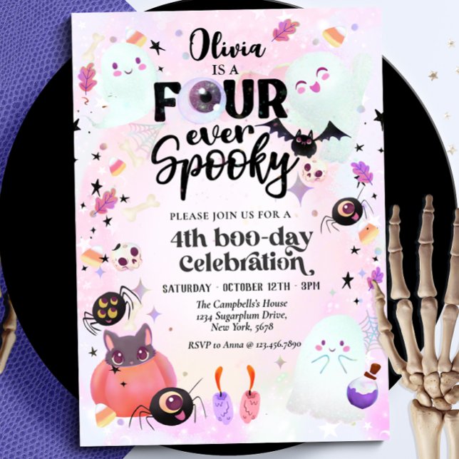 Four ever spooky invitation (Creator Uploaded)