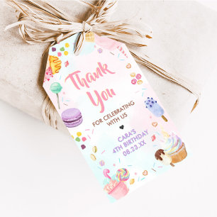 Four Ever Sweet Birthday Party Favour Tags