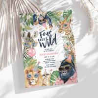 Four Ever Wild Jungle Safari 4th Birthday