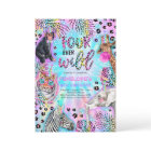 Four Ever Wild Safari Neon Cheetah Birthday Party