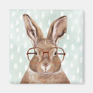 Four-Eyed Forester   Bunny Rabbit Magnet