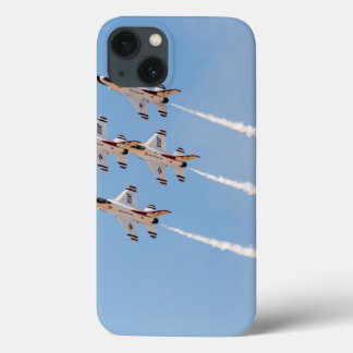 Four F-16 Thunderbirds fly in close formation iPhone 13 Case
