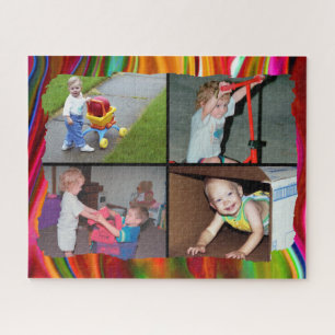Four Family Photos Jigsaw Puzzle