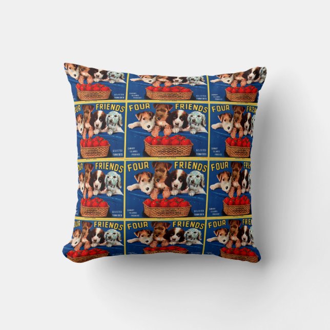 Four Friends Cushion (Front)
