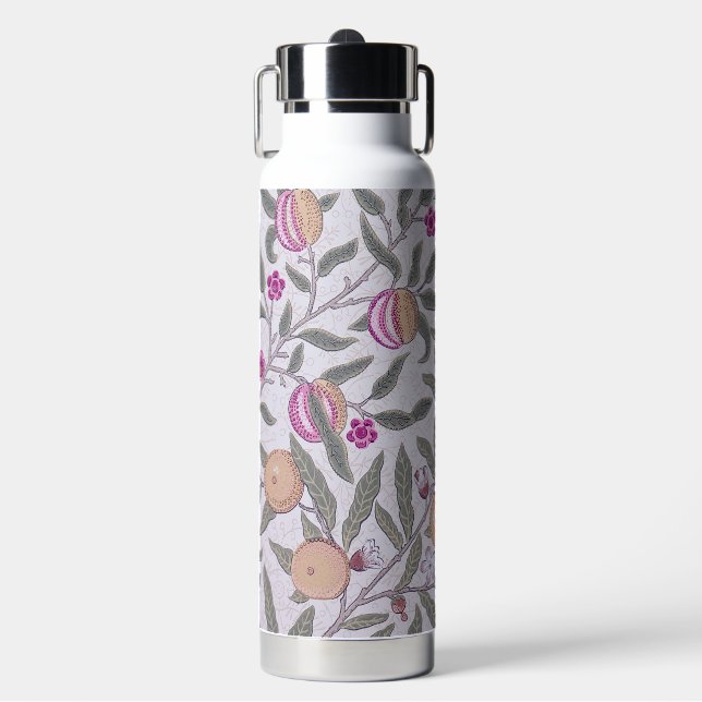 Four Fruit Pattern, William Morris Water Bottle (Front)