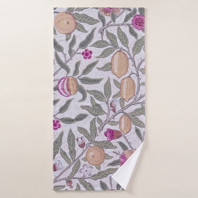 Four Fruit, William Morris Bath Towel (Bath Towel)