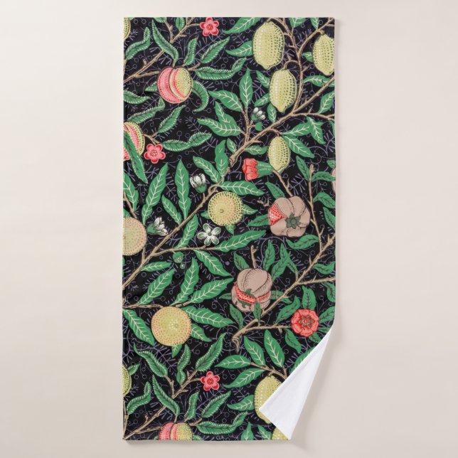 Four Fruit, William Morris Bath Towel (Bath Towel)