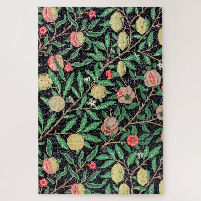 Four Fruit, William Morris Jigsaw Puzzle (Vertical)