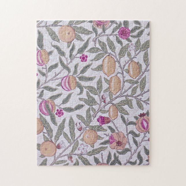 Four Fruit, William Morris Jigsaw Puzzle (Vertical)