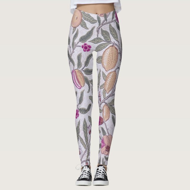Four Fruit, William Morris Leggings (Front)