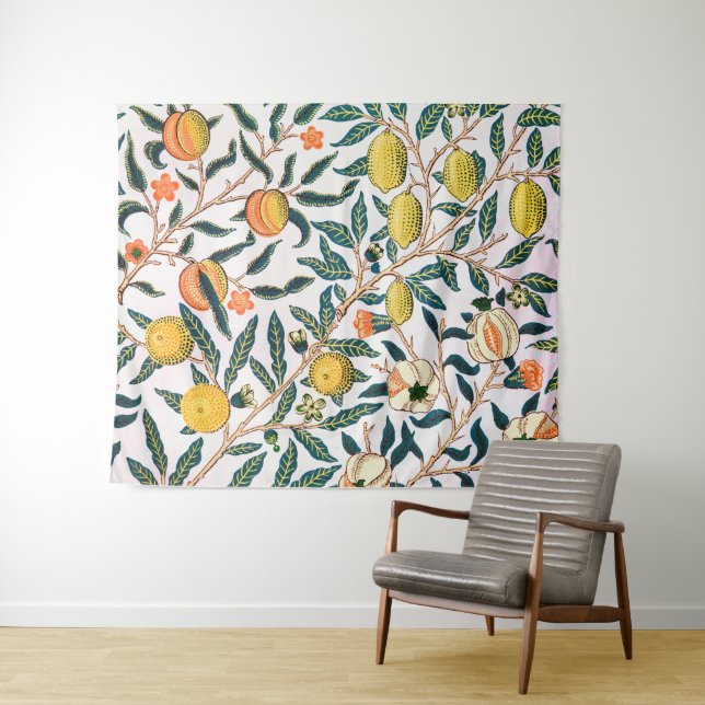 Four Fruit, William Morris Tapestry (In Situ (Horizontal))