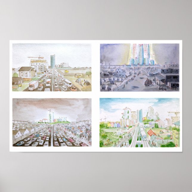 Four Futures Poster (Front)