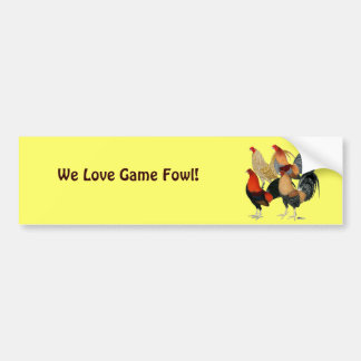 Four Gamecocks Bumper Sticker