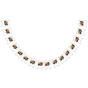 Four Gamecocks Bunting