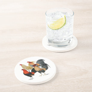 Four Gamecocks Coaster