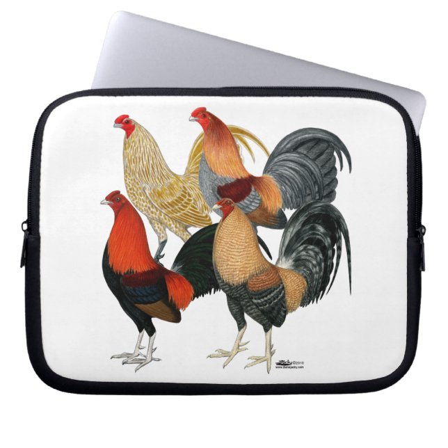 Four Gamecocks Laptop Sleeve (Front)