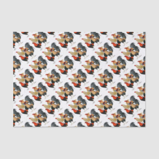 Four Gamecocks Tissue Paper