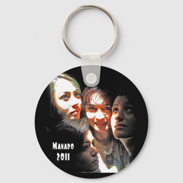 Four Girls in Manado Key Ring (Front)