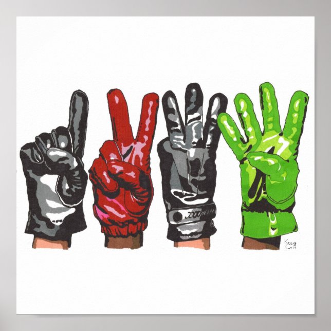 FOUR GLOVES POSTER (Front)