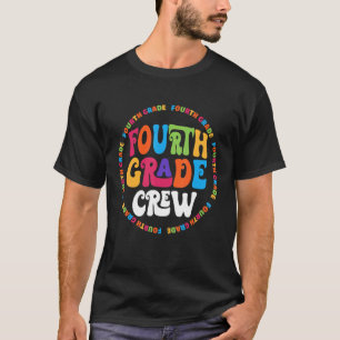 Four Grade Squad Tie Dye 4th Squad Students Teache T-Shirt