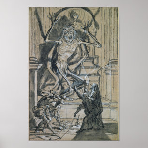 Four Grave Robbers awaken a Ghost Poster