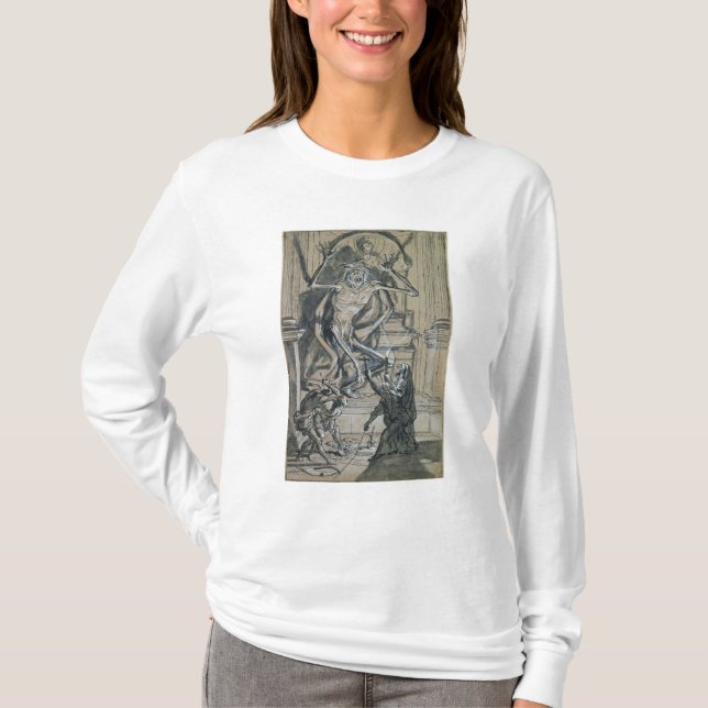 Four Grave Robbers awaken a Ghost T-Shirt (Front)