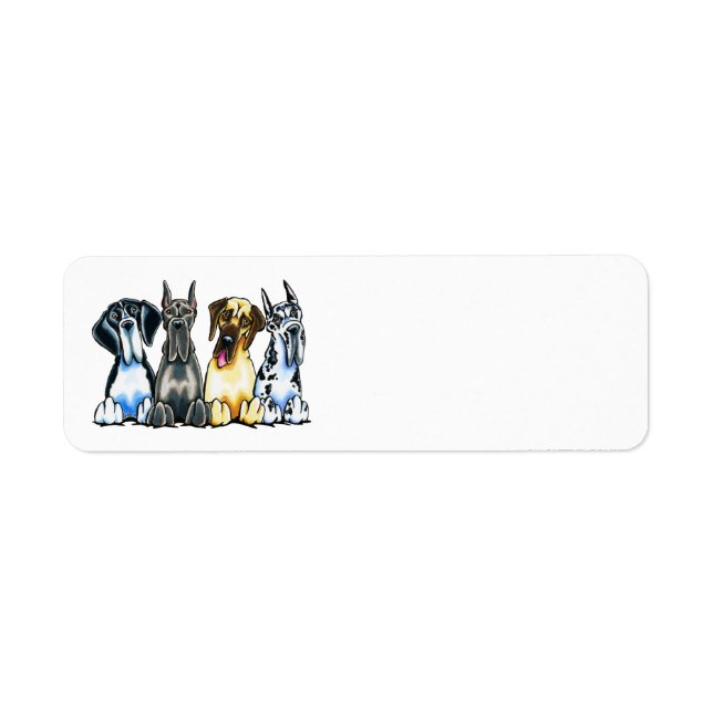 Four Great Danes (Front)