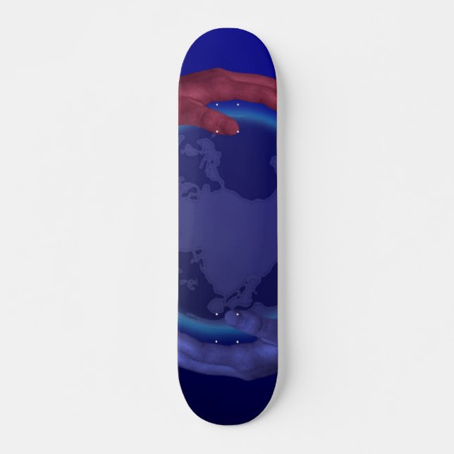 Four Hands on Earth Skateboard (Front)