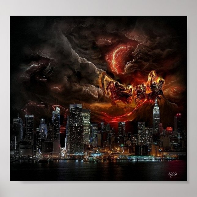 Four Horsemen New York Poster (Front)