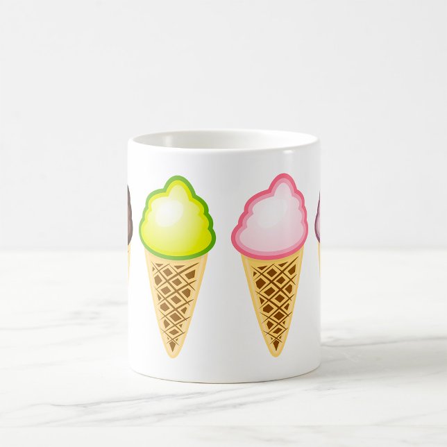 Four Ice Creams Coffee Mug (Creator Uploaded)