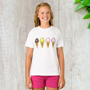 Four Ice Creams T-Shirt