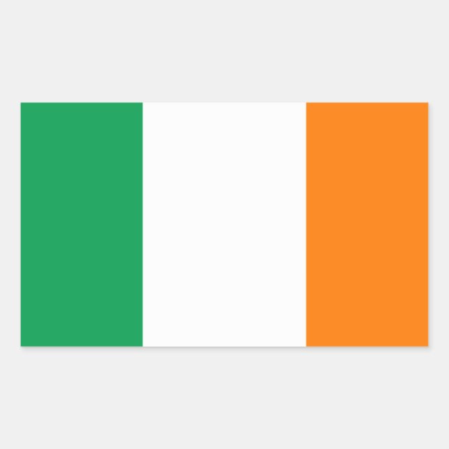 FOUR Ireland Fl ag Rectangular Sticker (Front)