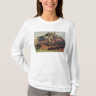 Four Jockeys Galloping T-Shirt
