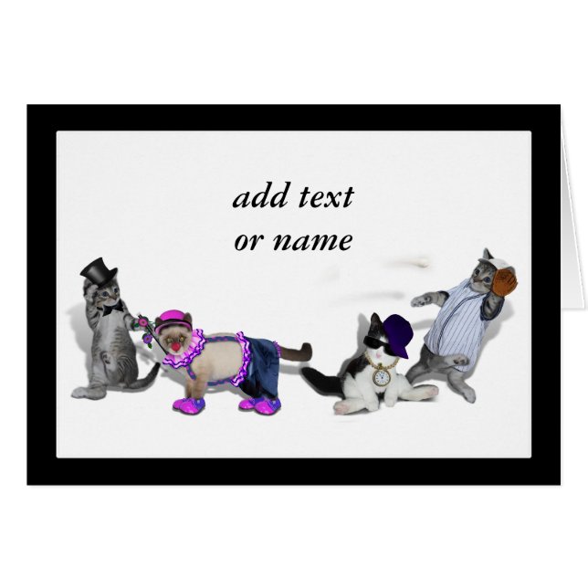 Four Kittens At Play (Front Horizontal)