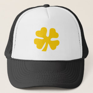 Four Leaf Clover - Amber Trucker Hat