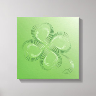 Four Leaf Clover Canvas Print